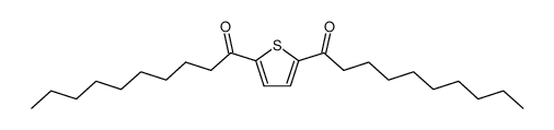1,1'-thiophene-2,5-diyl-bis-decan-1-one Structure