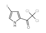 2,2,2-三氯-1-(4-碘-1H-吡咯-2-基)乙酮结构式