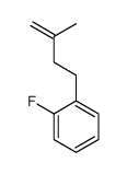 Benzene, 1-fluoro-2-(3-methyl-3-butenyl)- (9CI)结构式