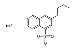 sodium,3-butylnaphthalene-1-sulfonate Structure