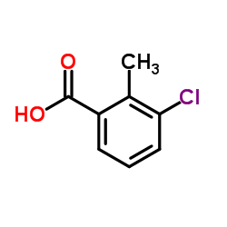 3-氯-2-甲基苯甲酸结构式