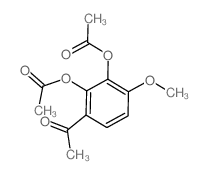 Ethanone,1-[2,3-bis(acetyloxy)-4-methoxyphenyl]-结构式