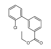 2-氯-联苯-3-羧酸乙酯结构式