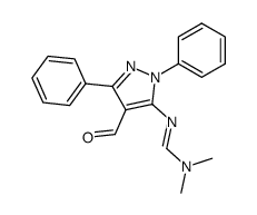 N'-(4-formyl-1,3-diphenyl-1H-pyrazol-5-yl)-N,N-dimethylmethanimidamide Structure