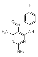 N4-(4-fluorophenyl)-5-nitroso-pyrimidine-2,4,6-triamine Structure