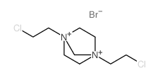 1,4-bis(2-chloroethyl)-1,4-diazoniabicyclo[2.2.1]heptane Structure