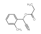 Benzeneacetonitrile, 2-methyl-alpha-(1-oxopropoxy)-, (alphaS)- (9CI) picture