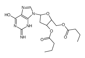 2'-脱氧鸟苷3',5'-二丁酸结构式