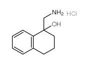 1-AMINOMETHYL-1,2,3,4-TETRAHYDRO-NAPHTHALEN-1-OL HCL structure
