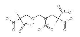 1,7-Difluoro-1,1,5,7,7-pentanitro-5-aza-3-oxaheptane结构式