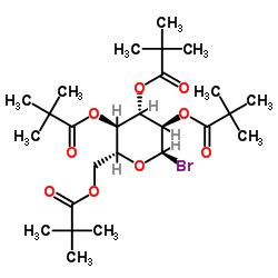2,3,4,6-O-四特戊酰基-alpha-D-溴代吡喃葡萄糖图片