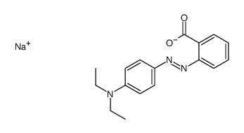 sodium 2-[[4-(diethylamino)phenyl]azo]benzoate structure