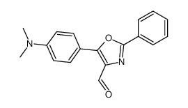 5-[4-(dimethylamino)phenyl]-2-phenyl-1,3-oxazole-4-carbaldehyde结构式