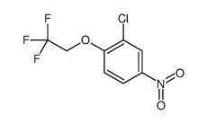 2-chloro-4-nitro-1-(2,2,2-trifluoroethoxy)benzene结构式