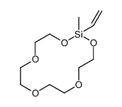 2-ethenyl-2-methyl-1,3,6,9,12-pentaoxa-2-silacyclotetradecane Structure
