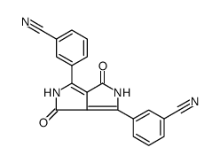 Benzonitrile, 3,3-(2,3,5,6-tetrahydro-3,6-dioxopyrrolo3,4-cpyrrole-1,4-diyl)bis- picture