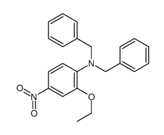 N-(2-ethoxy-4-nitrophenyl)dibenzylamine Structure
