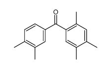 2,4,5,3',4'-pentamethyl-benzophenone Structure