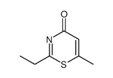 2-ethyl-6-methyl-1,3-thiazin-4-one结构式