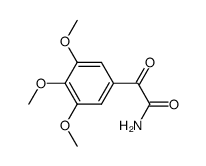 (3,4,5-trimethoxy-phenyl)-glyoxylic acid amide结构式