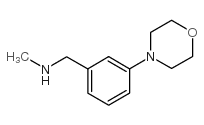 N-METHYL-N-(3-MORPHOLIN-4-YLBENZYL)AMINE structure