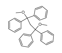 1,1,3,3-tetraphenyl-1,3-dimethoxypropane Structure