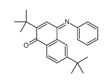 2,6-ditert-butyl-4-phenyliminonaphthalen-1-one Structure