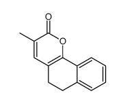 3-methyl-5,6-dihydrobenzo[h]chromen-2-one结构式