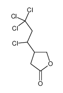 4-(1,3,3,3-tetrachloropropyl)oxolan-2-one结构式
