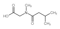 2-[甲基(3-甲基丁酰基)氨基]乙酸结构式