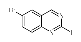 6-溴-2-碘喹唑啉结构式