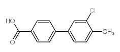 3'-CHLORO-4'-METHYL-[1,1'-BIPHENYL]-4-CARBOXYLIC ACID Structure