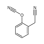 [2-(cyanomethyl)phenyl] cyanate结构式