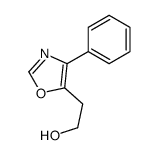 2-(4-phenyl-1,3-oxazol-5-yl)ethanol结构式