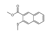 methyl 3-methylsulfanylnaphthalene-2-carboxylate Structure