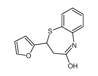 2-(furan-2-yl)-3,5-dihydro-2H-1,5-benzothiazepin-4-one Structure