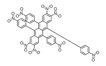 2,3,8,9-tetranitro-5,6,11,12-tetrakis(4-nitrophenyl)tetracene Structure