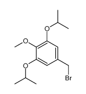 5-(bromomethyl)-2-methoxy-1,3-di(propan-2-yloxy)benzene Structure