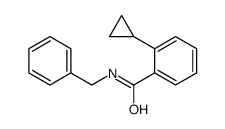 N-benzyl-2-cyclopropylbenzamide结构式