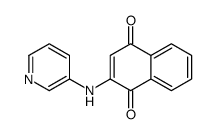 2-(pyridin-3-ylamino)naphthalene-1,4-dione结构式