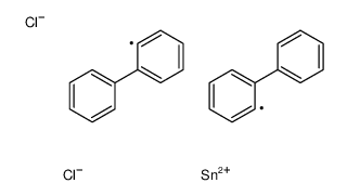 dichloro-bis(2-phenylphenyl)stannane Structure