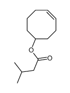 4-cycloocten-1-yl isovalerate结构式