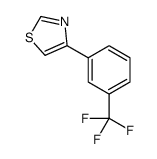 4-[3-三氟甲基苯基]噻唑结构式