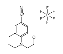 4-[ethyl(2-hydroxyethyl)amino]-3-methylbenzenediazonium hexafluorophosphate结构式
