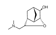 2-hydroxy-5-dimethylaminomethyl-4-oxatricyclo<4.2.1.0.3,7>nonane Structure