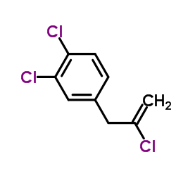 1,2-Dichloro-4-(2-chloro-2-propen-1-yl)benzene Structure