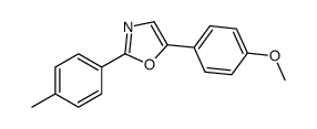 5-(4-methoxyphenyl)-2-(4-methylphenyl)-1,3-oxazole Structure