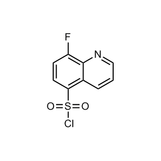 8-氟喹啉-5-磺酰氯结构式
