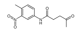 levulinic acid-(4-methyl-3-nitro-anilide)结构式
