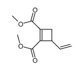 dimethyl 3-ethenylcyclobutene-1,2-dicarboxylate Structure